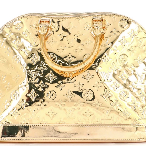 Louis Vuitton Handbags - SOLD - Vintage Louis Vuitton Gold Alma Bag